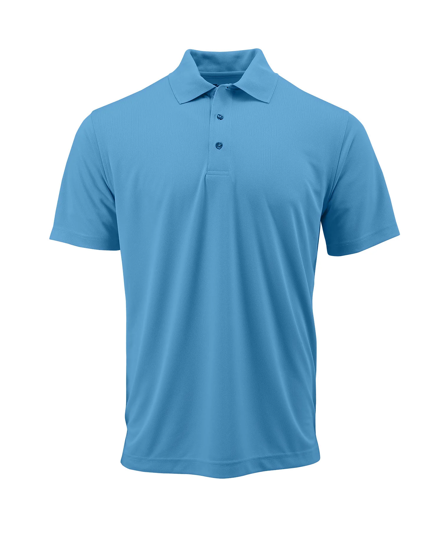 Paragon B14071253 Preakness Micro Mesh Polo T-Shirt, Blue Mist - Small 