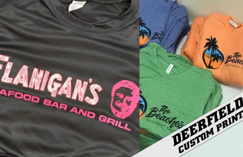 Logo Print Custom T-Shirt Service