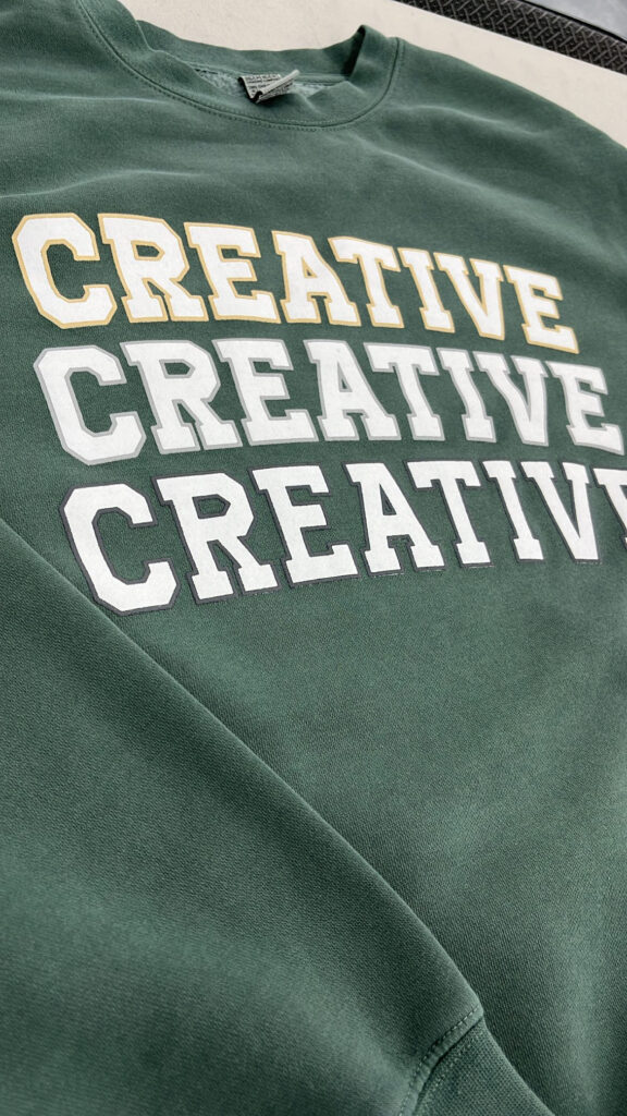 4 color screen printing sweater