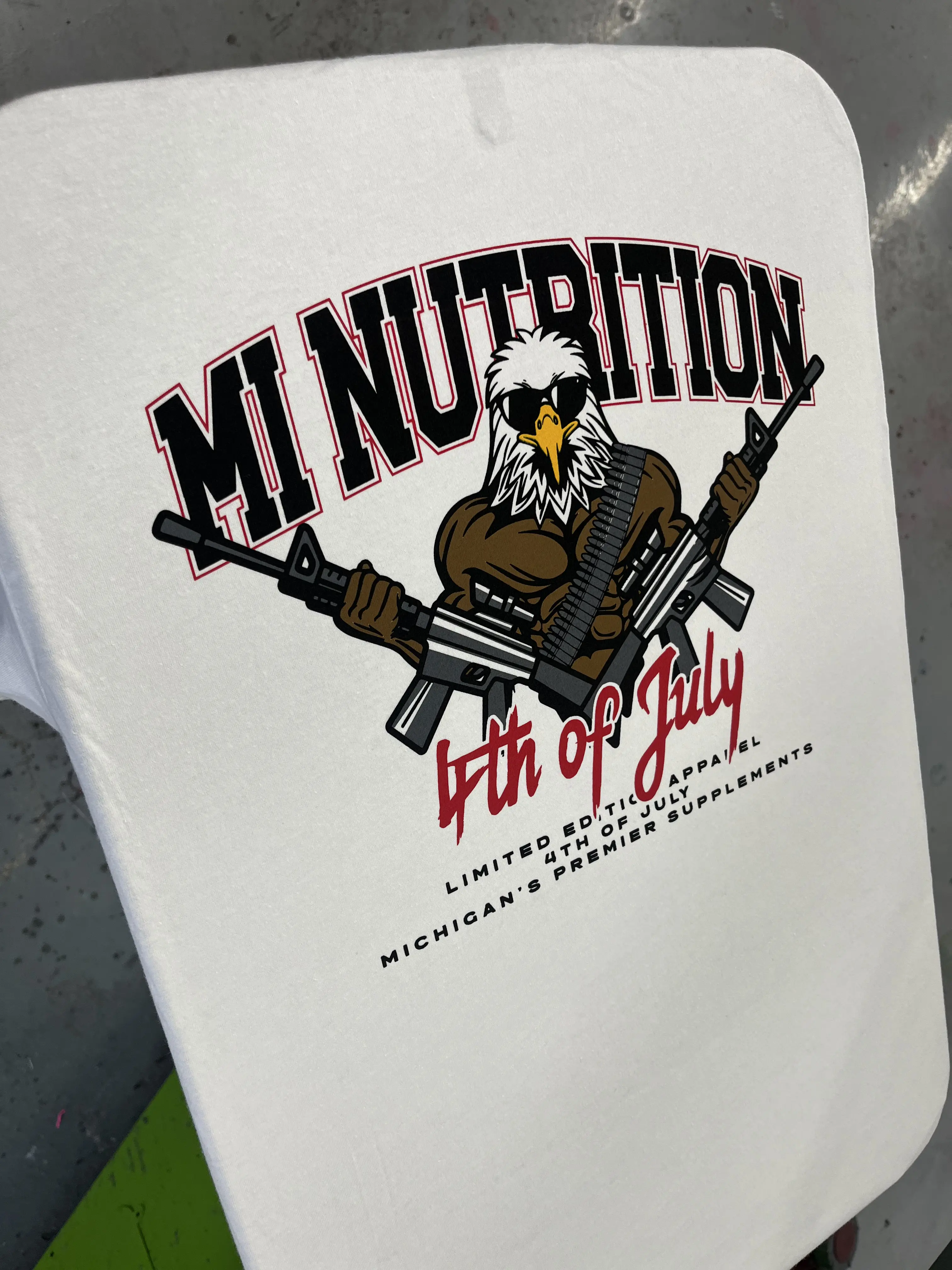 5 color screen print