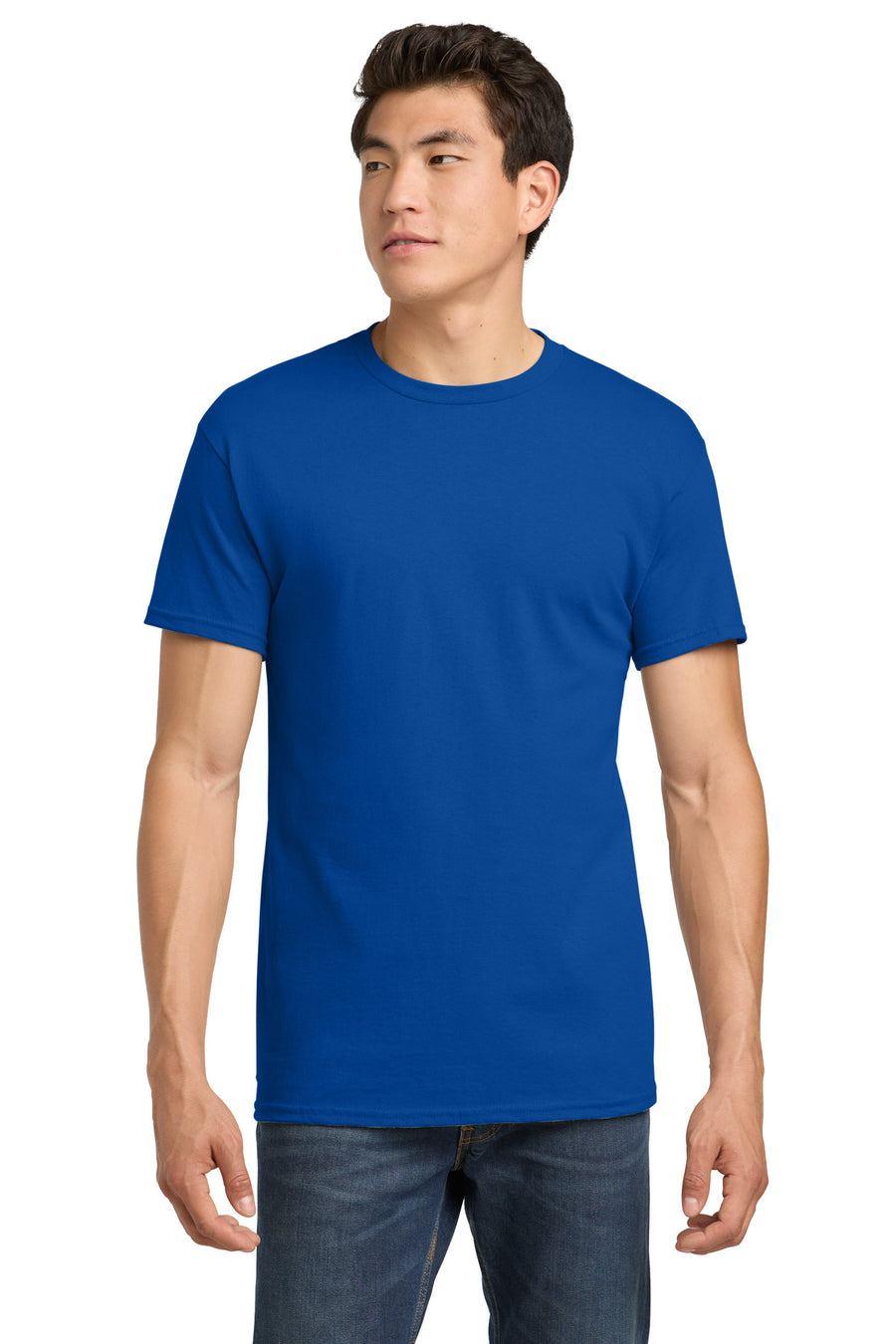 Gildan 5000 Royal - custom screen printing by Deerfield Custom Prints