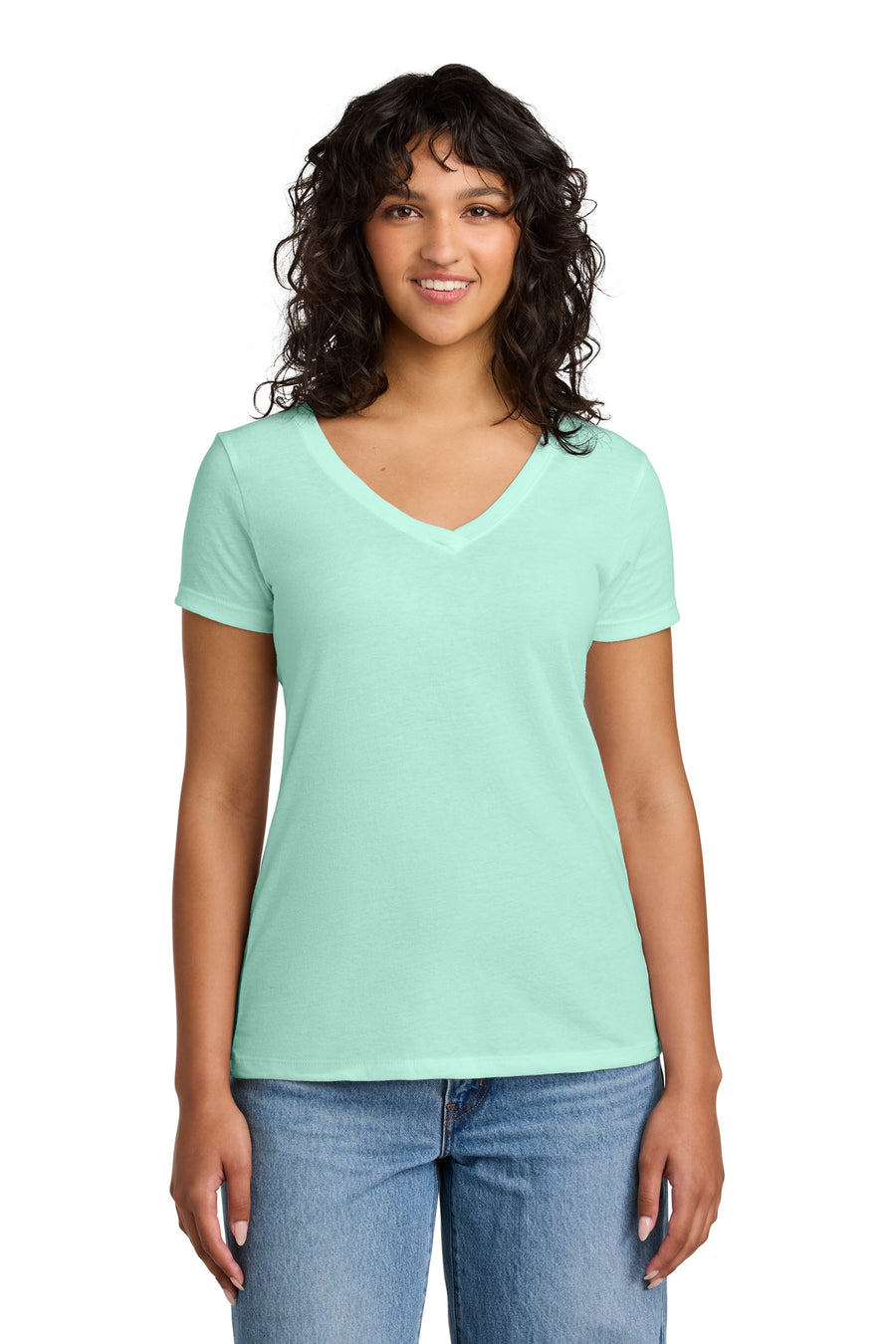 Next Level 1540 v-neck tee in Mint