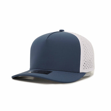 1010 5-panel hat Deep Blue / White