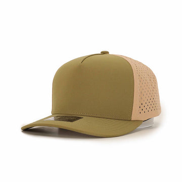 1010 5-panel hat Green / Tan