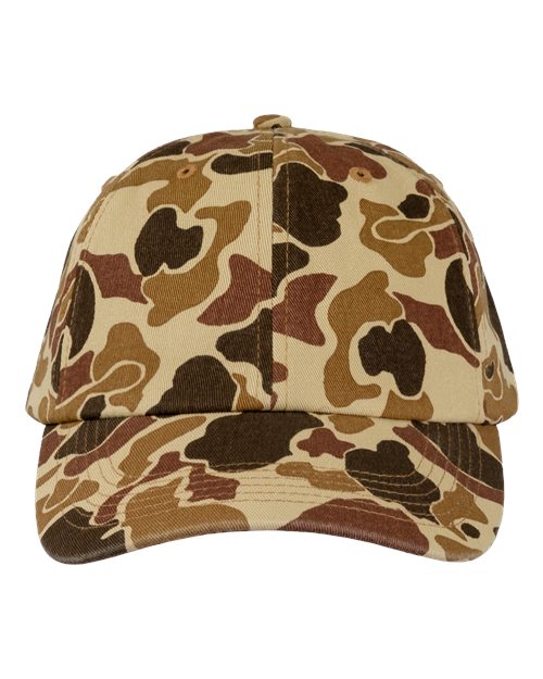 VC300A dad hat Brown Duck Camo