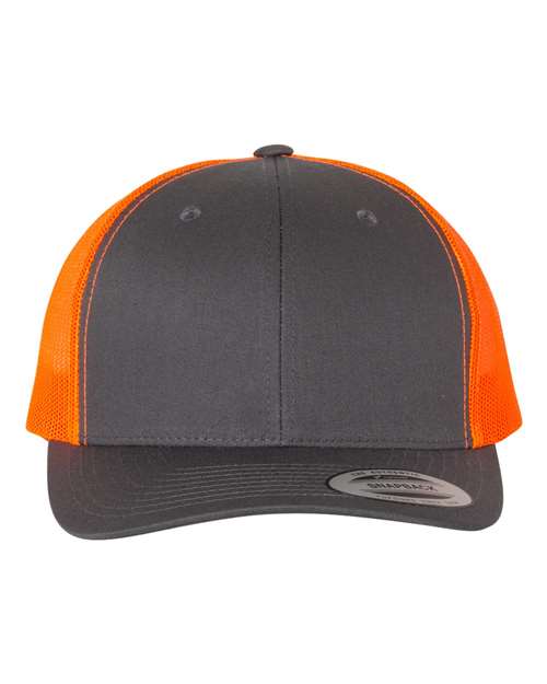 YP 6606 trucker Charcoal/Neon Orange