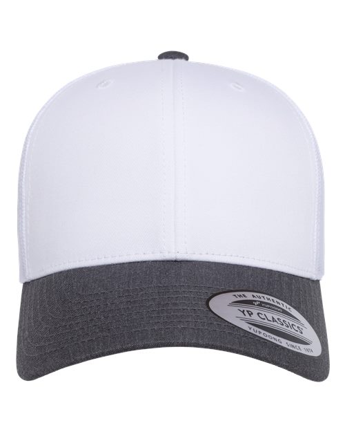 YP 6606 trucker Dark Heather/White/White