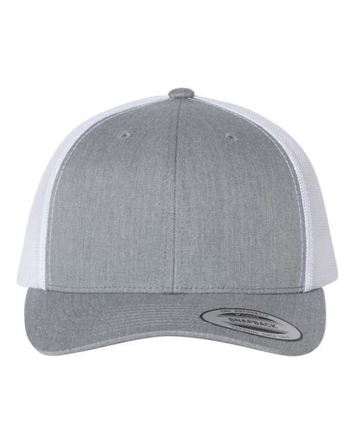 YP 6606 trucker Heather Grey/White